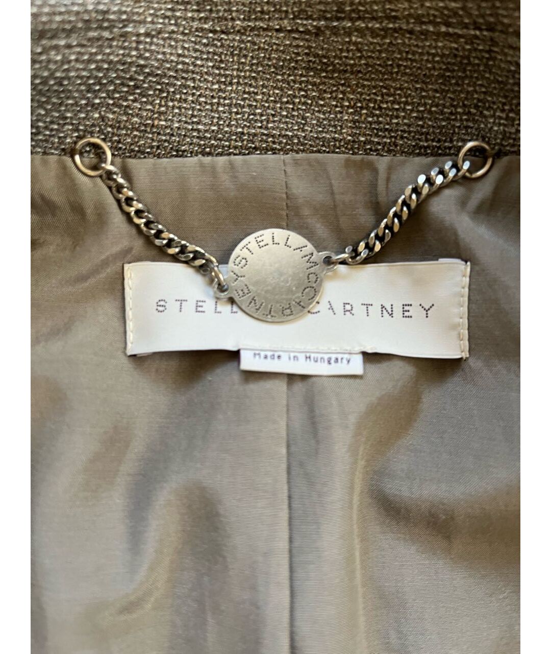 STELLA MCCARTNEY Антрацитовый шерстяной жакет/пиджак, фото 4