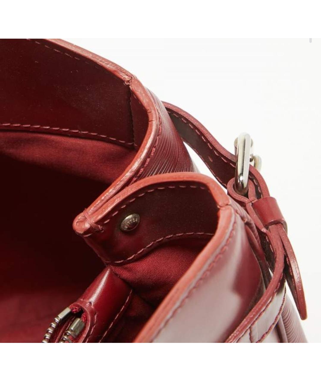 LOUIS VUITTON Кожаная сумка с короткими ручками, фото 4