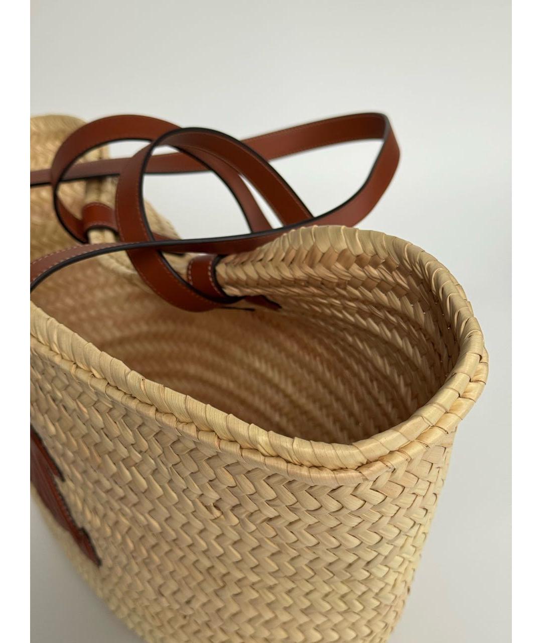 CELINE Бежевая пелетеная сумка через плечо, фото 8