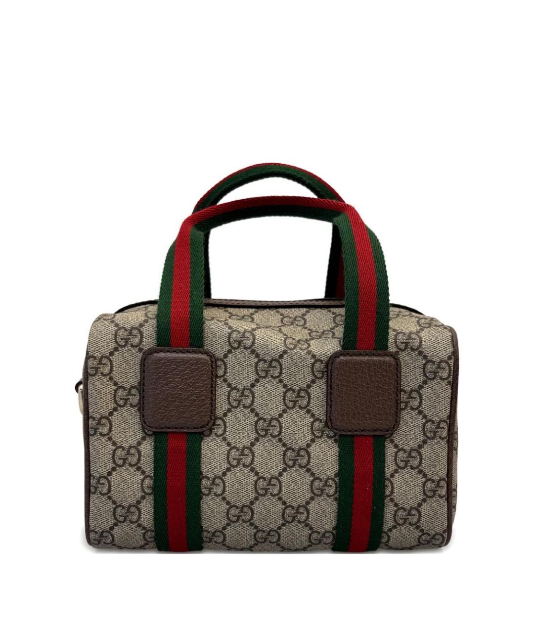 GUCCI Бежевая сумка тоут из искусственной кожи, фото 1
