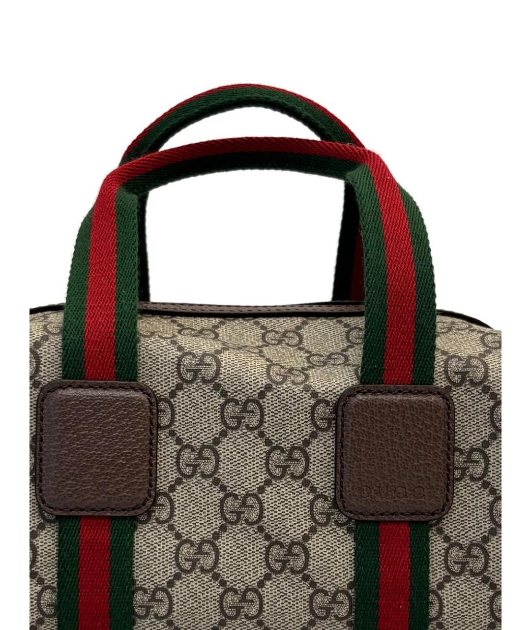 GUCCI Бежевая сумка тоут из искусственной кожи, фото 2