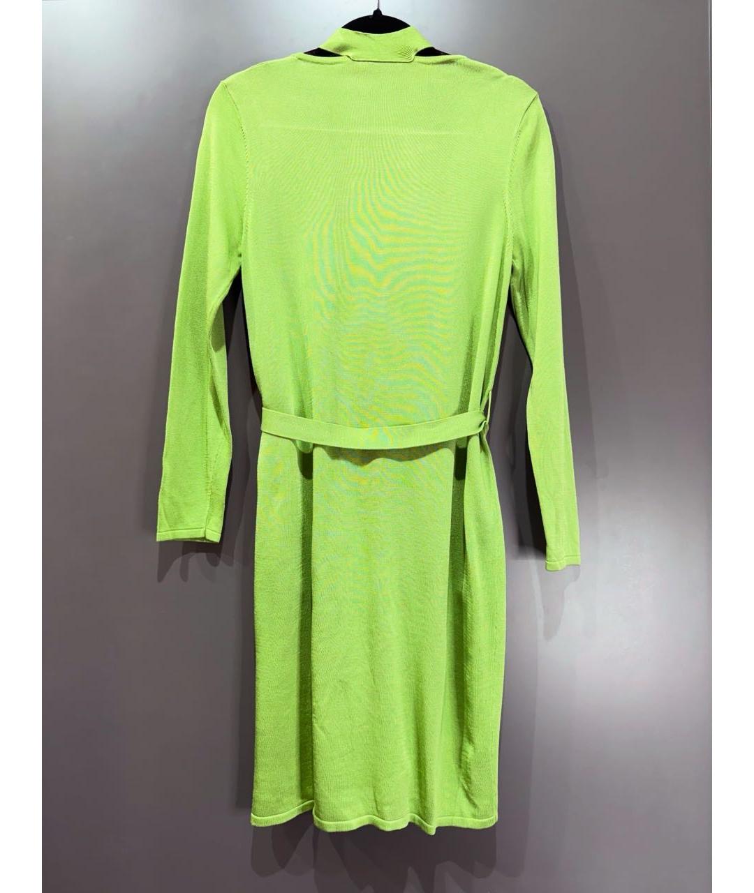 VERSACE COLLECTION Салатовый вискозный кардиган, фото 3