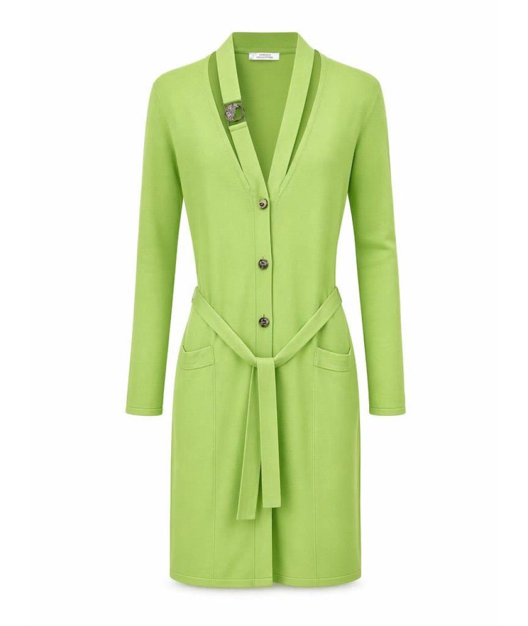 VERSACE COLLECTION Салатовый вискозный кардиган, фото 8