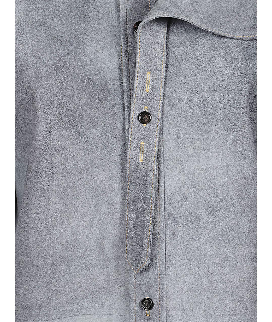 BOTTEGA VENETA Синяя рубашка, фото 3