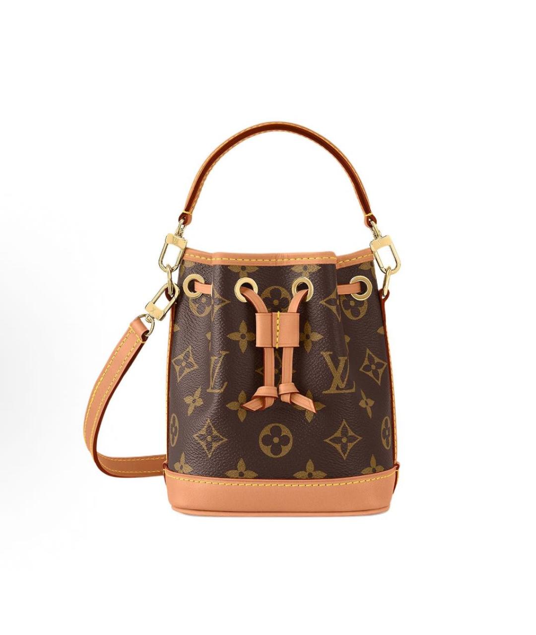 LOUIS VUITTON Коричневая сумка с короткими ручками, фото 6