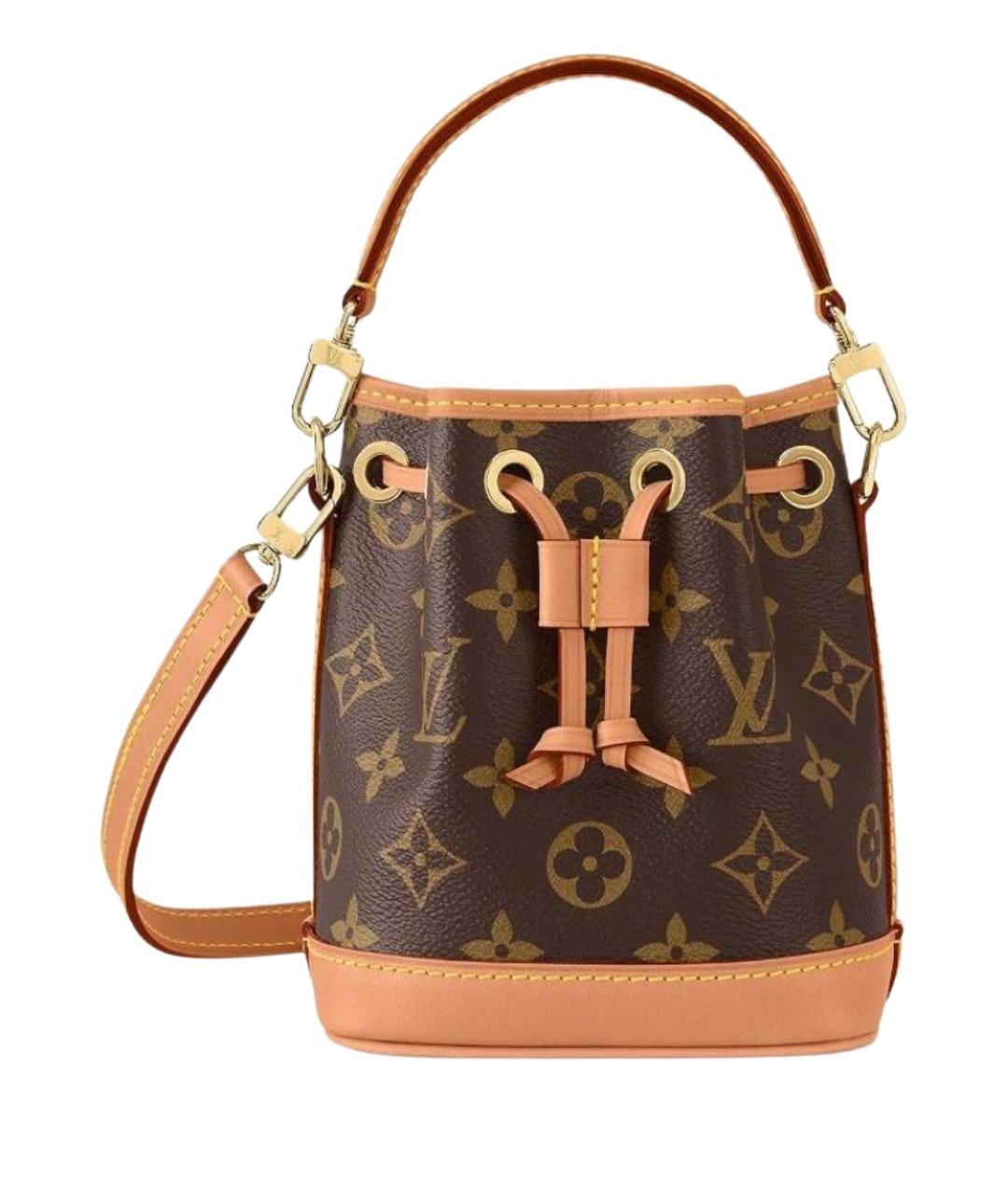 LOUIS VUITTON Коричневая сумка с короткими ручками, фото 7