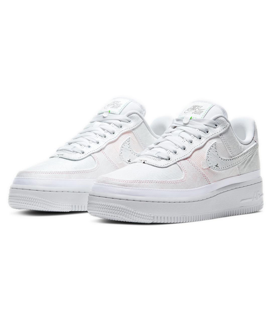 NIKE Белые кожаные кроссовки, фото 4