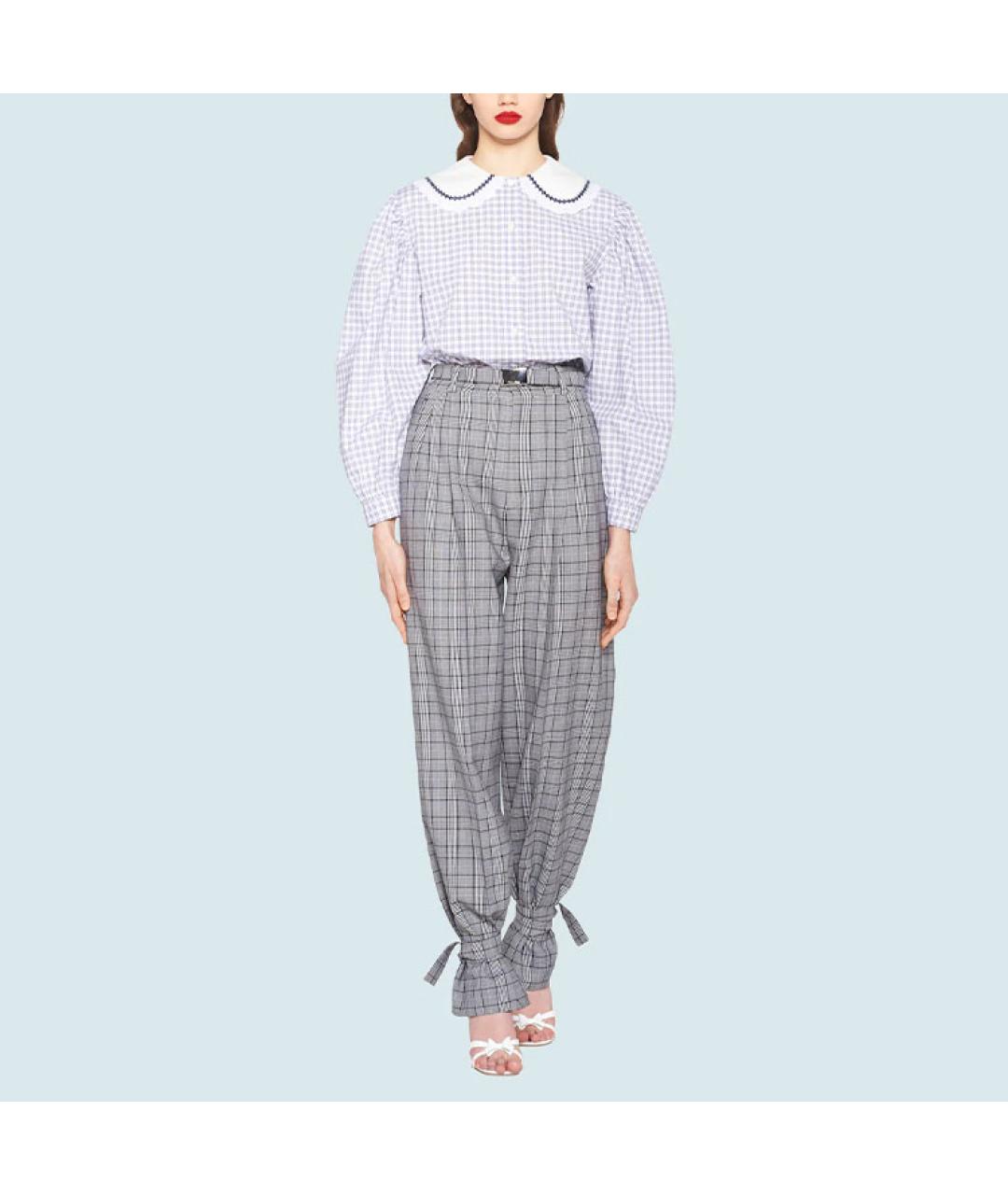 MIU MIU Синяя рубашка, фото 2