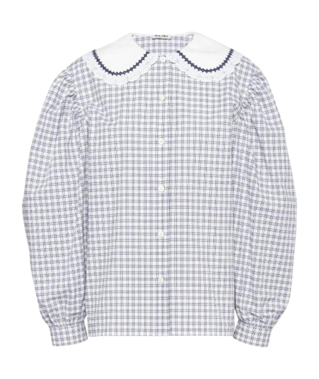 MIU MIU Синяя рубашка, фото 1