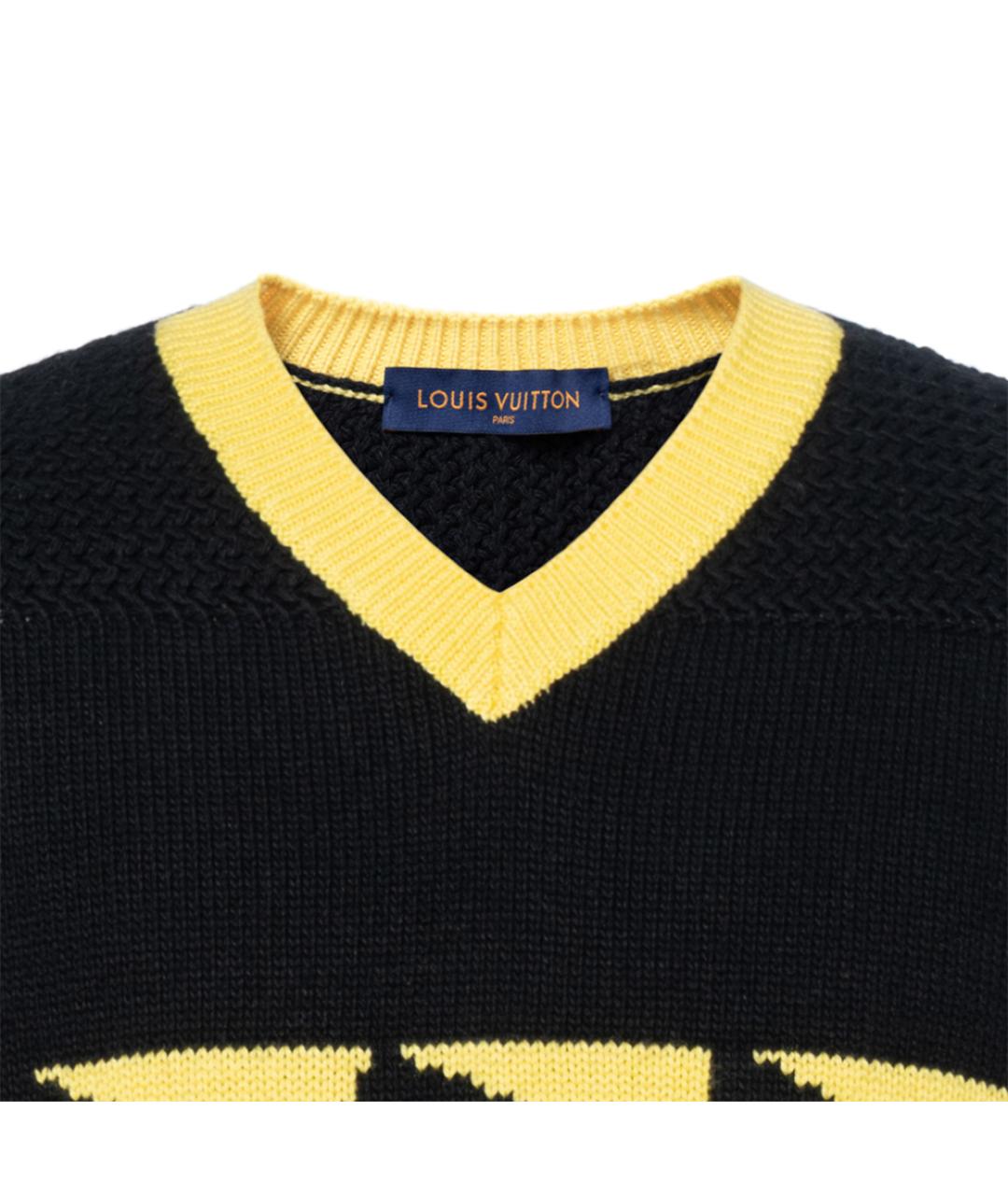 LOUIS VUITTON Черный джемпер / свитер, фото 3