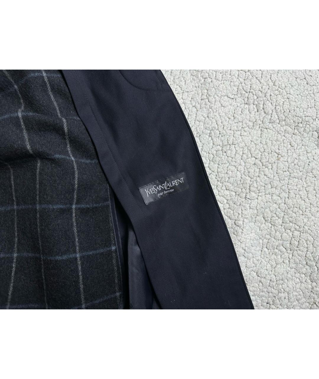 YVES SAINT LAURENT BEAUTY Черный полиэстеровый тренч / плащ, фото 6