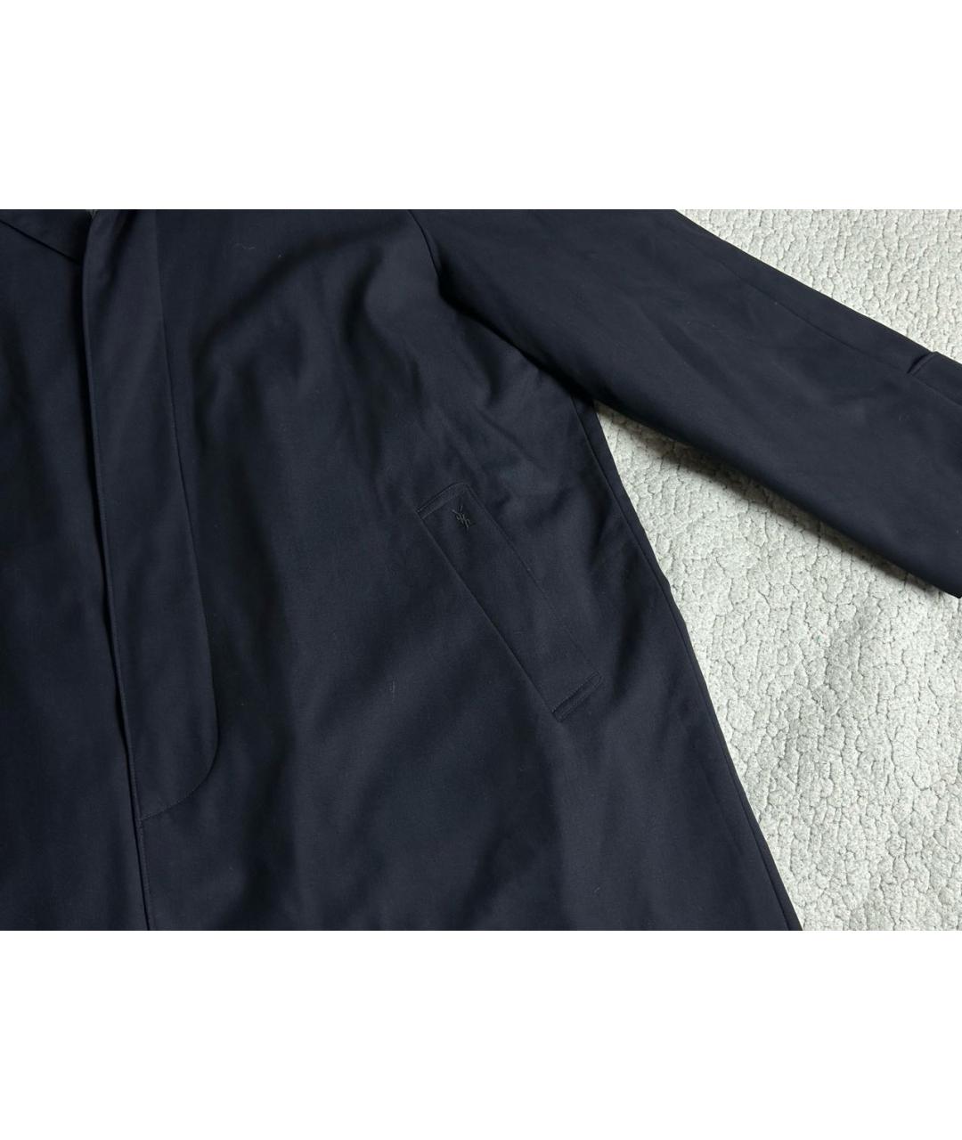 YVES SAINT LAURENT BEAUTY Черный полиэстеровый тренч / плащ, фото 2