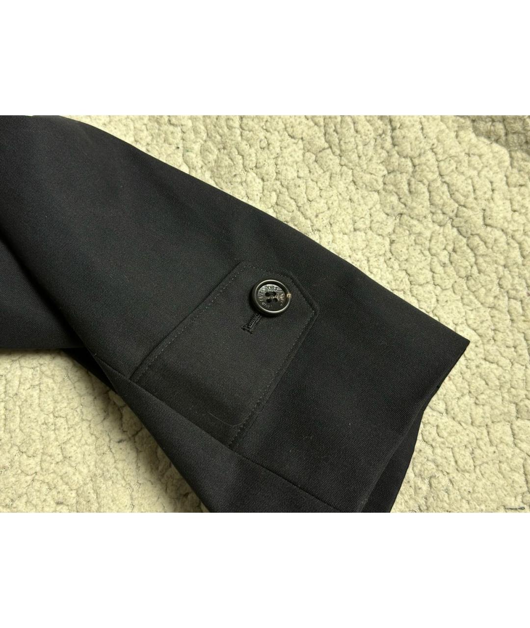 YVES SAINT LAURENT BEAUTY Черный полиэстеровый тренч / плащ, фото 8