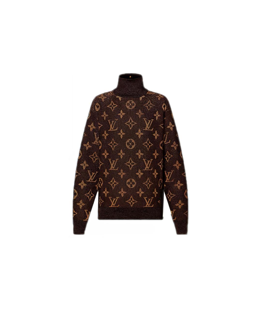 LOUIS VUITTON Коричневый джемпер / свитер, фото 6