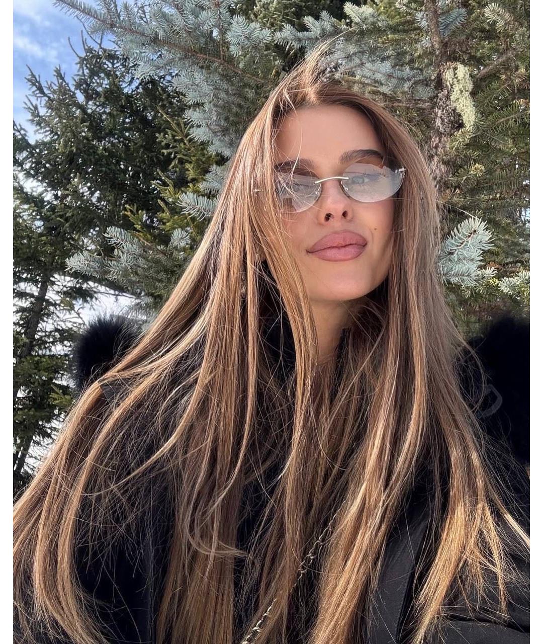 TIFFANY&CO Бежевые металлические солнцезащитные очки, фото 6