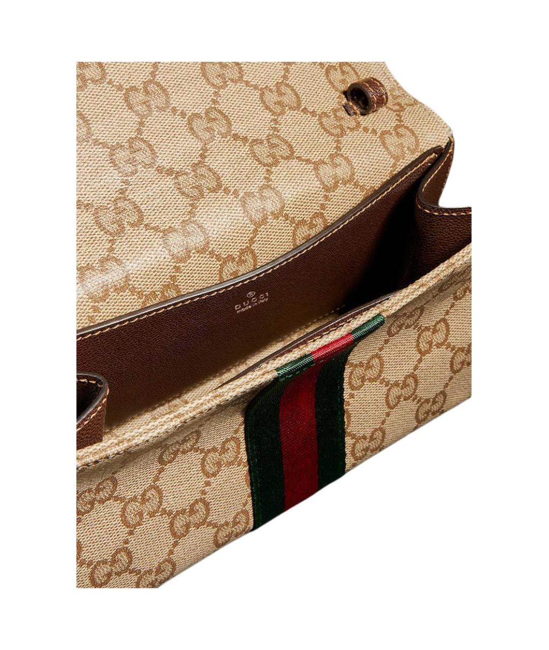 GUCCI Коричневая сумка через плечо, фото 4