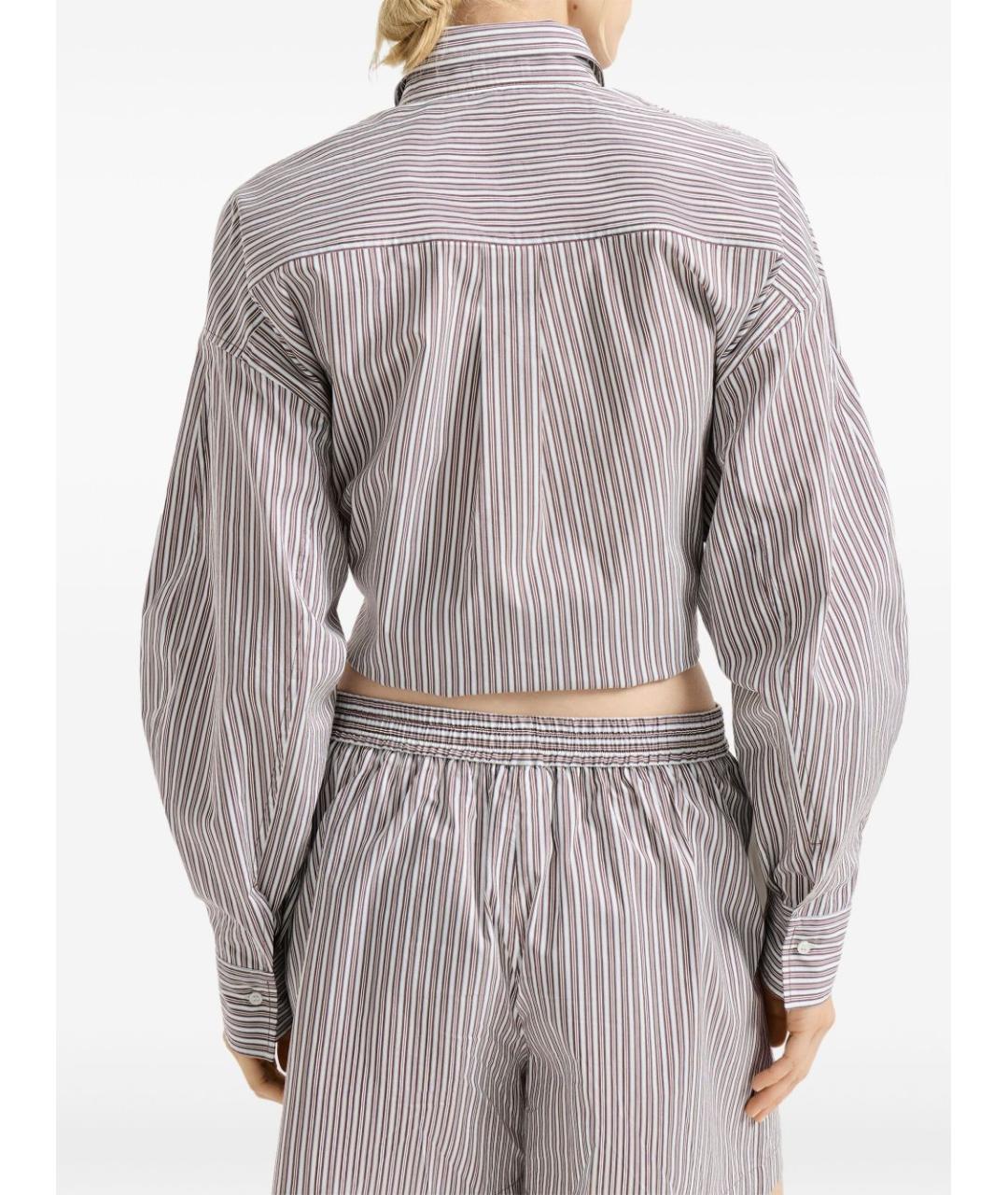 BRUNELLO CUCINELLI Белая хлопковая рубашка, фото 5