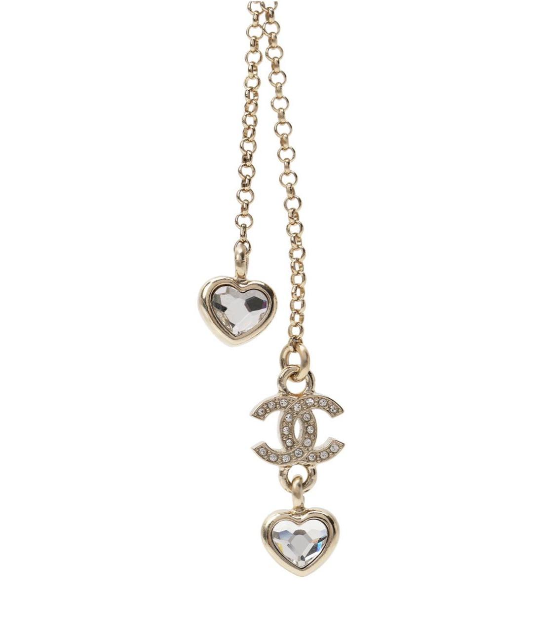 CHANEL Золотое металлическое колье, фото 2