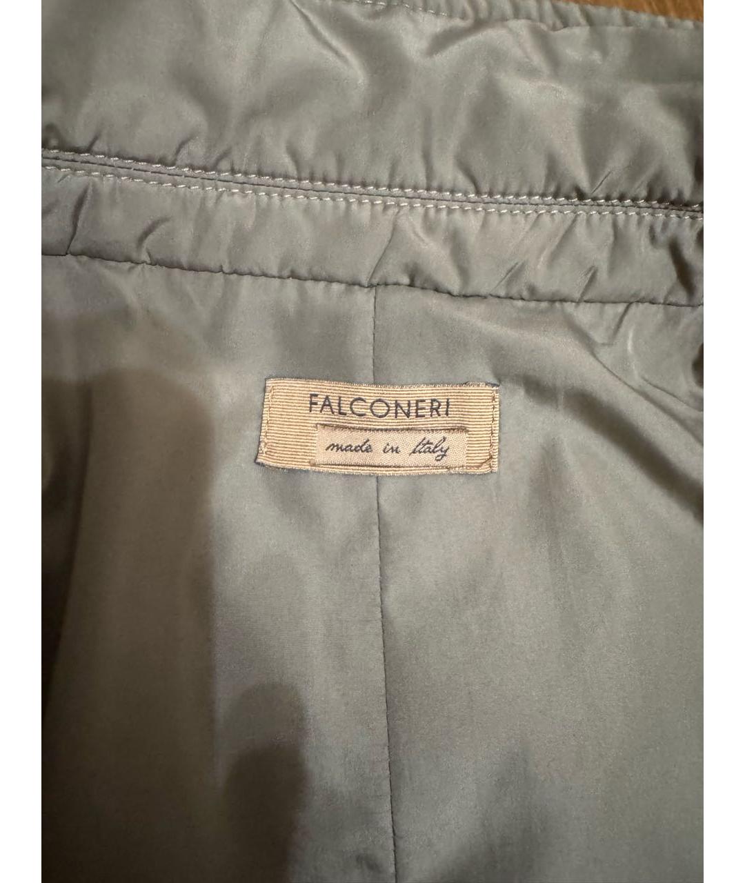 FALCONERI Бежевая полиэстеровая куртка, фото 3