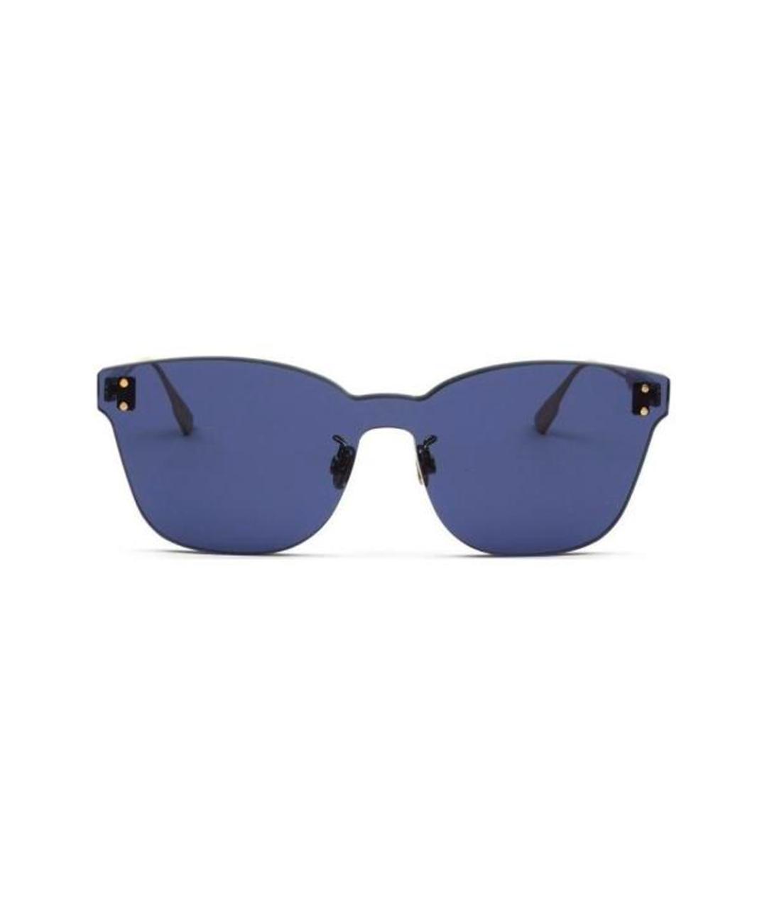 CHRISTIAN DIOR Золотые металлические солнцезащитные очки, фото 3