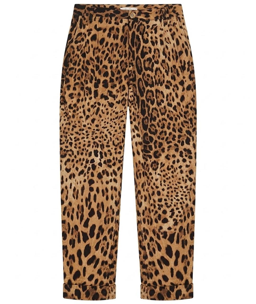 DOLCE&GABBANA Хлопковые брюки широкие, фото 1