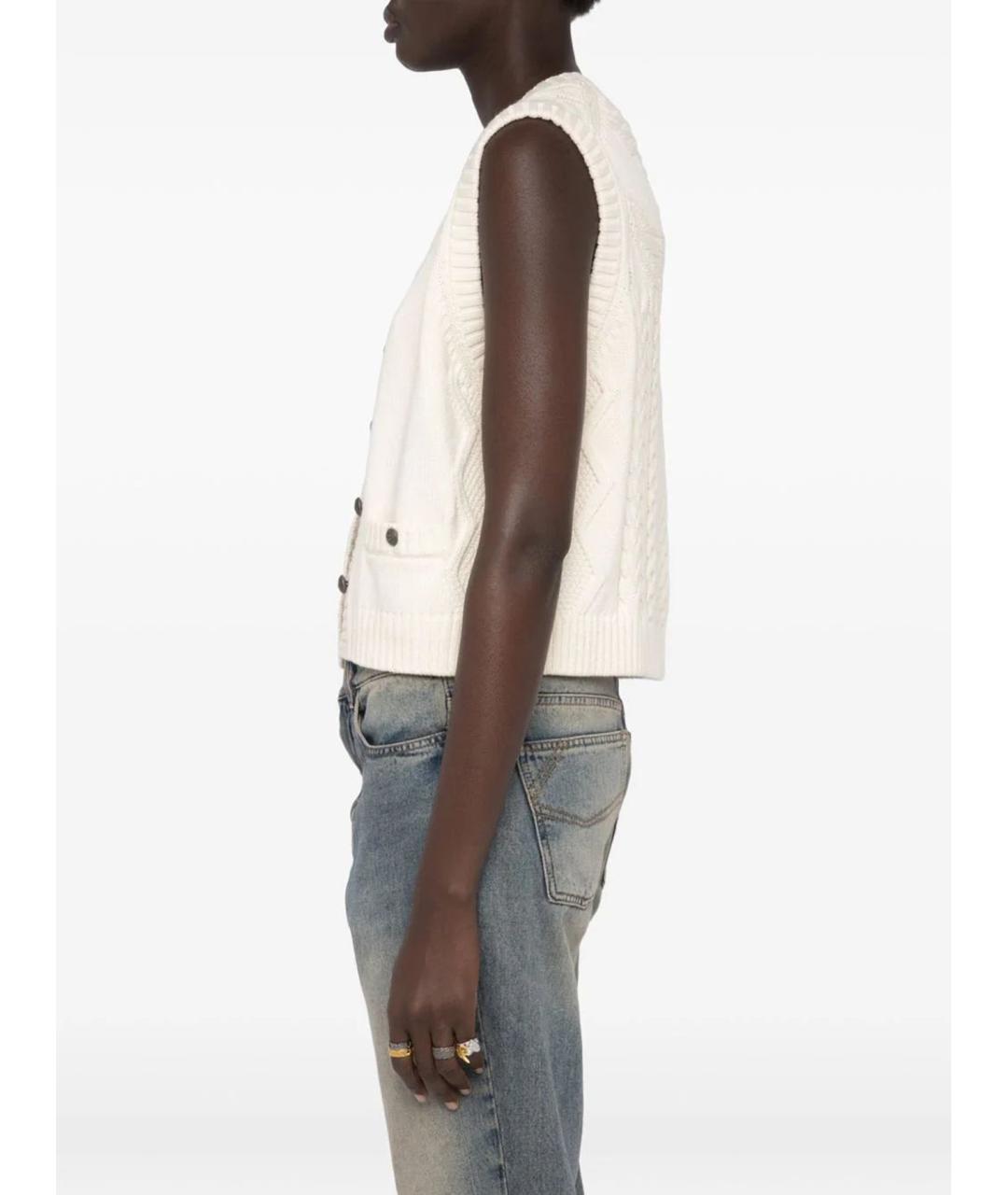 ZADIG & VOLTAIRE Бежевая хлопковая жилетка, фото 5