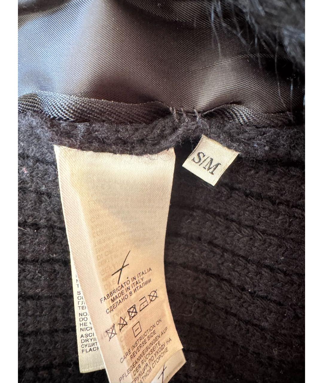 FALCONERI Черный шерстяной жилет, фото 4