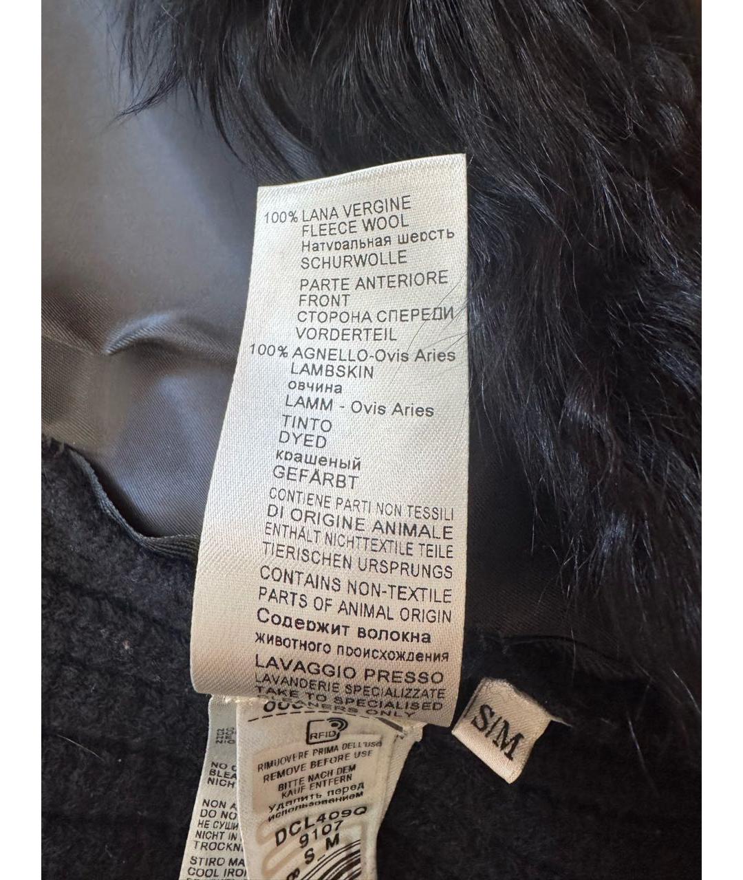 FALCONERI Черный шерстяной жилет, фото 5