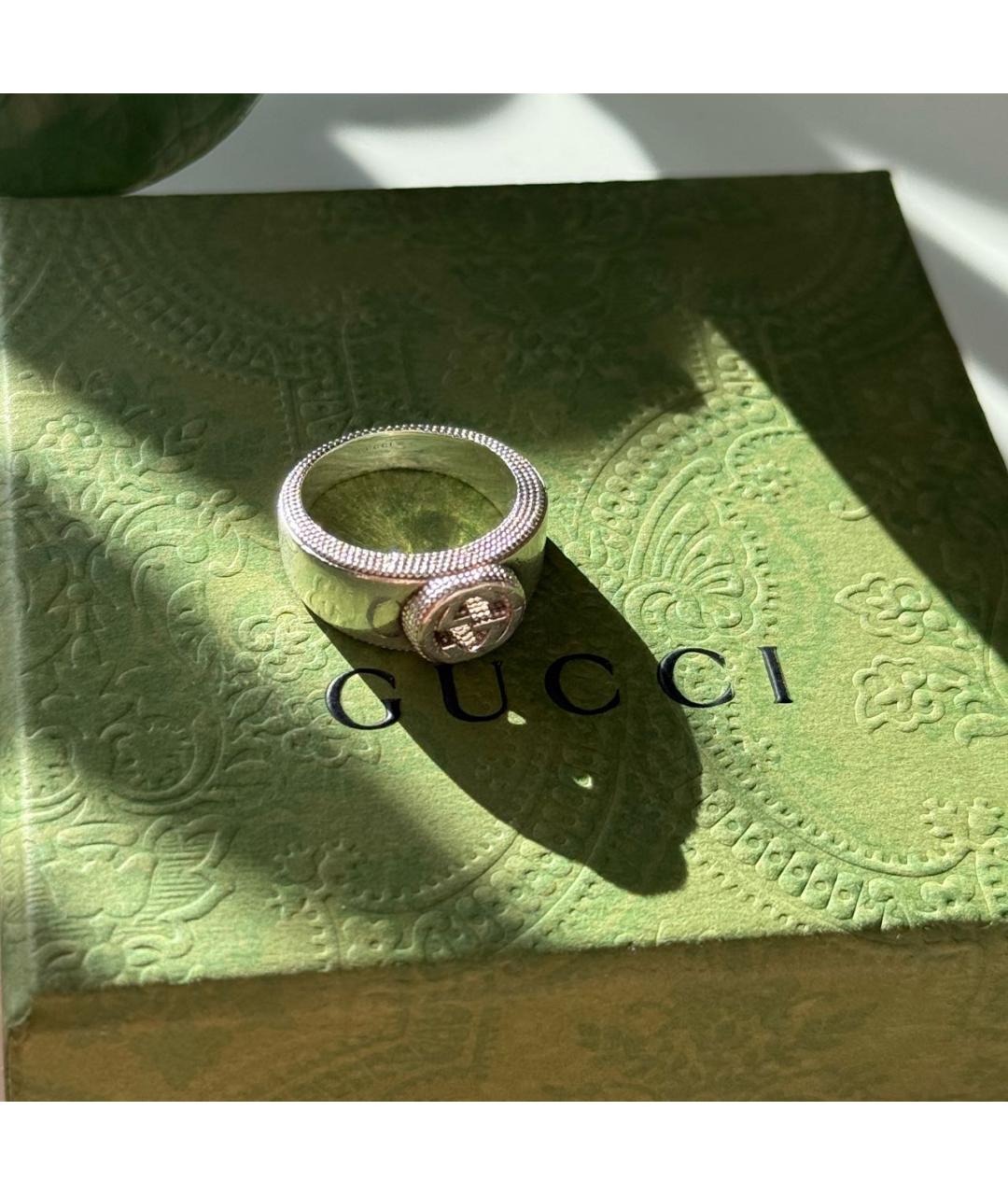 GUCCI Серебряное серебряное кольцо, фото 6