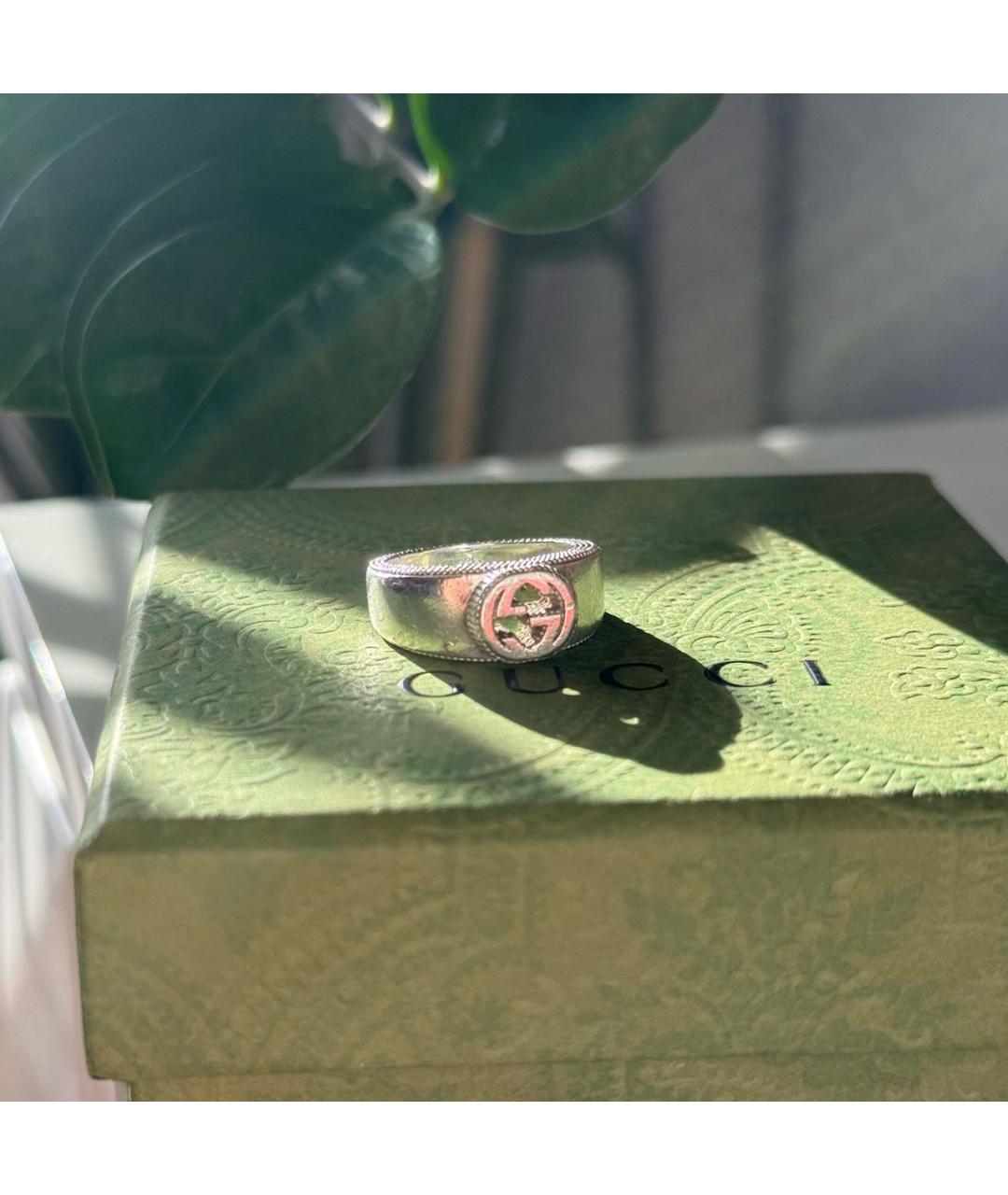 GUCCI Серебряное серебряное кольцо, фото 3