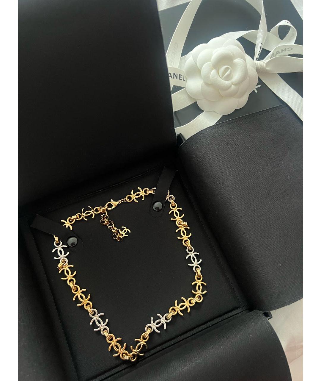 CHANEL Золотое колье из желтого золота, фото 2