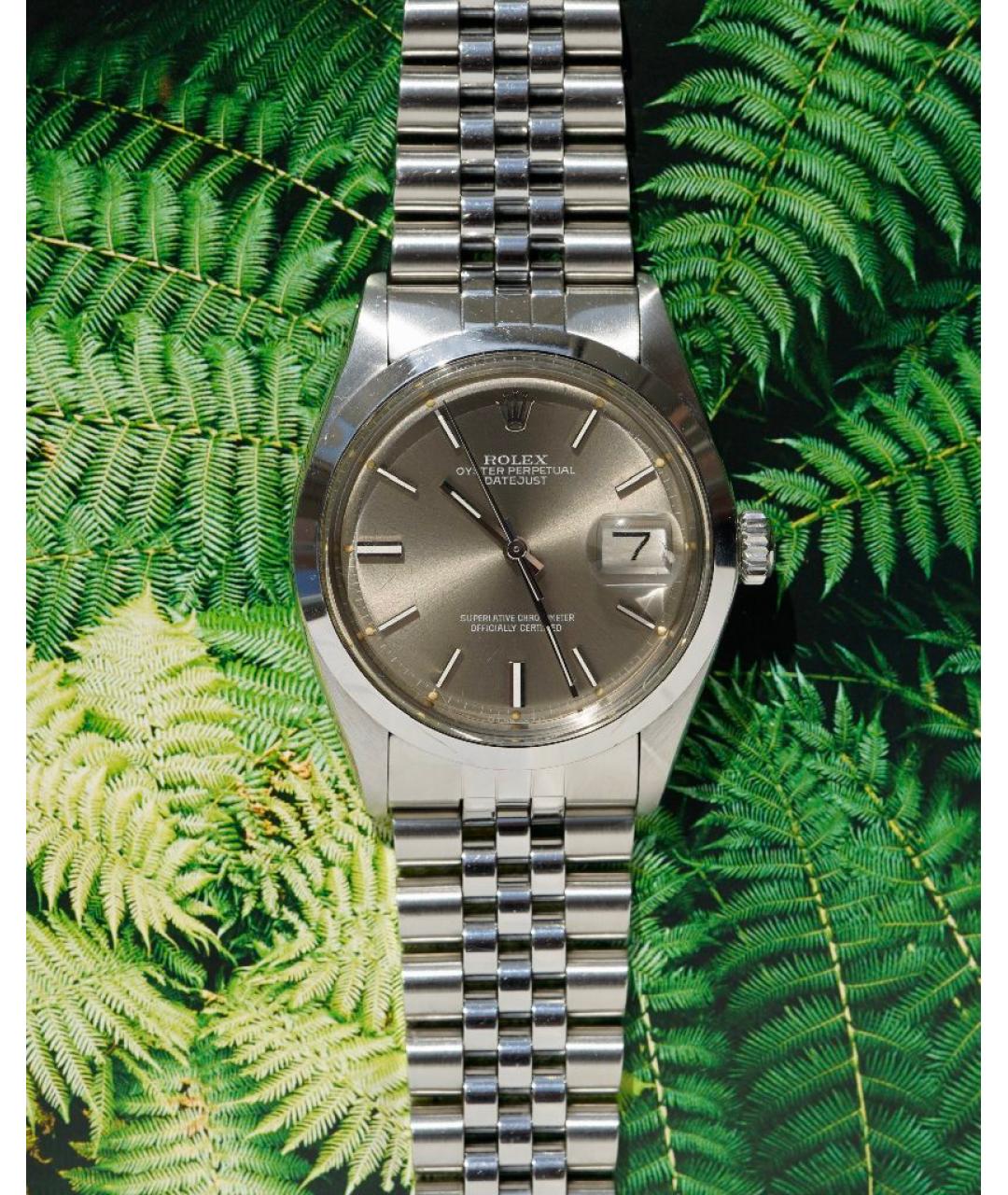 ROLEX Антрацитовые часы, фото 9