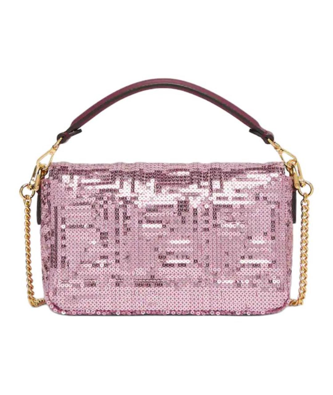 FENDI Розовая сумка через плечо, фото 3