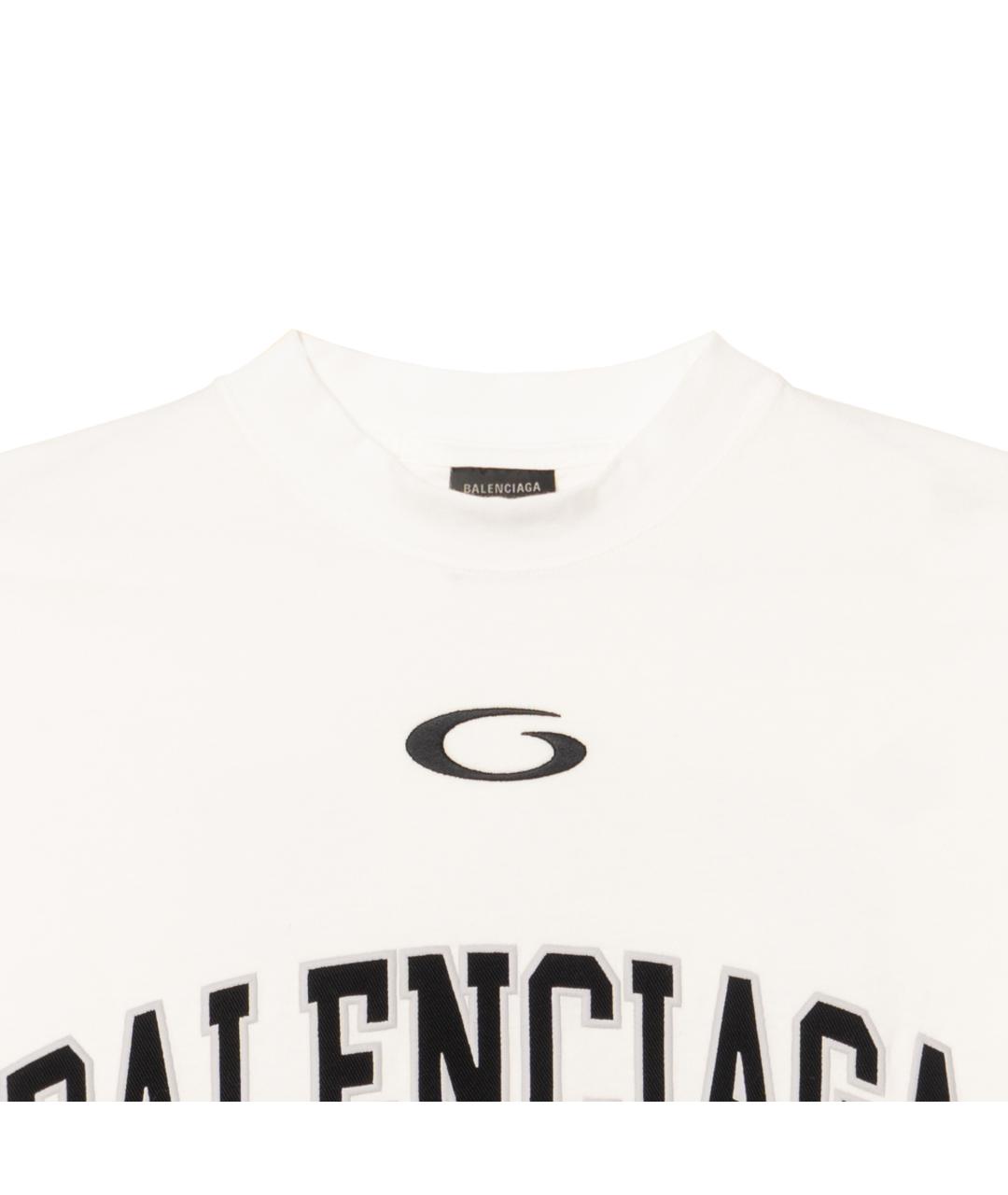 BALENCIAGA Белая футболка, фото 5
