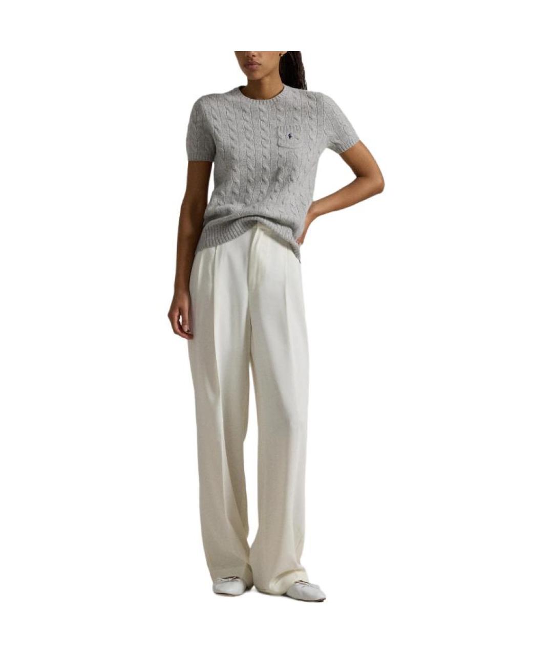 POLO RALPH LAUREN Серый джемпер / свитер, фото 2