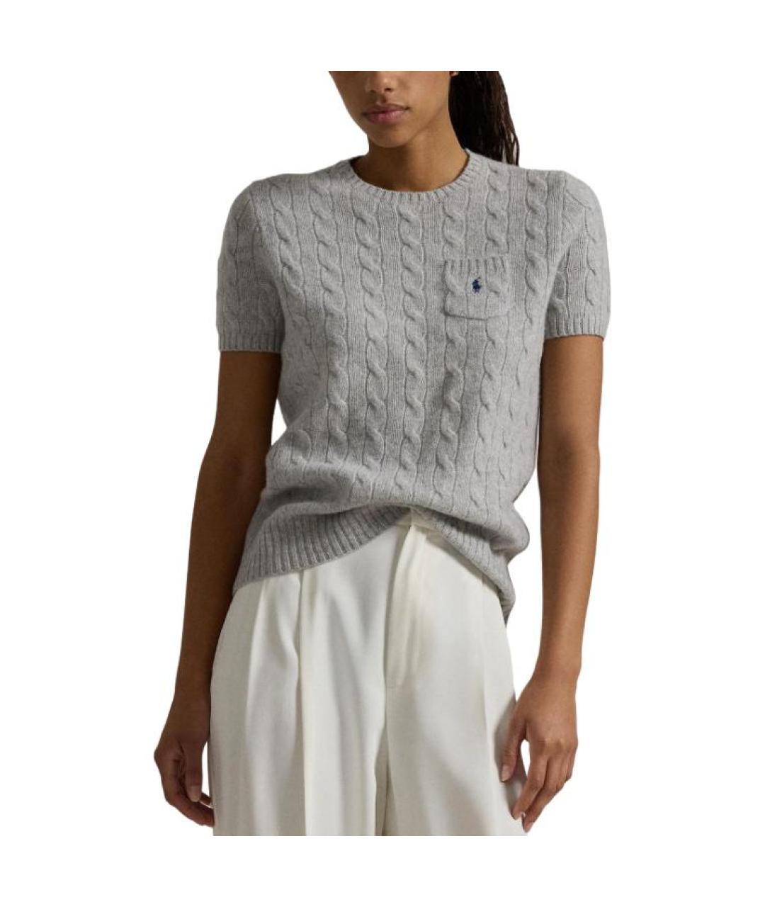 POLO RALPH LAUREN Серый джемпер / свитер, фото 3