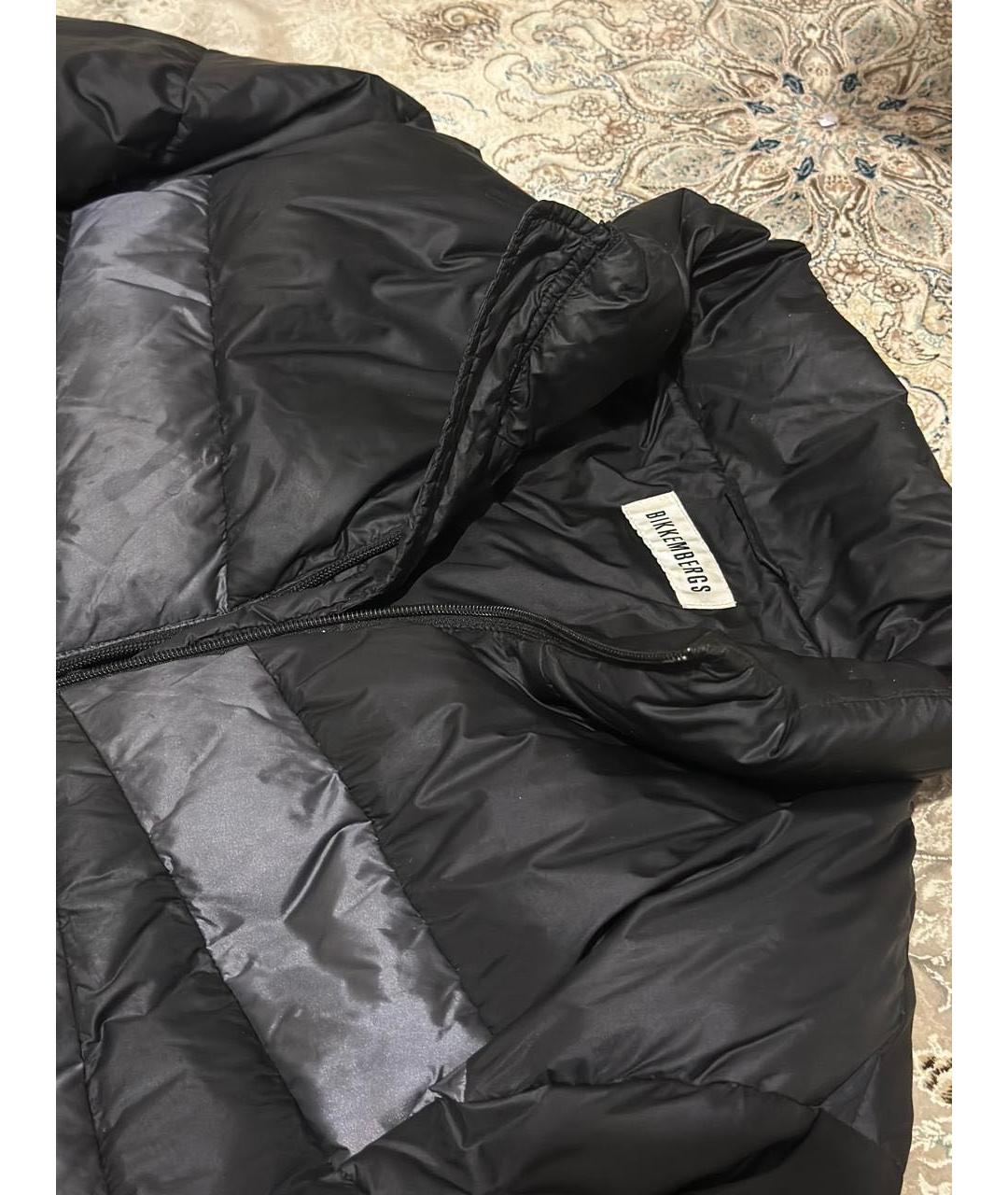 BIKKEMBERGS Черный пуховик, фото 3