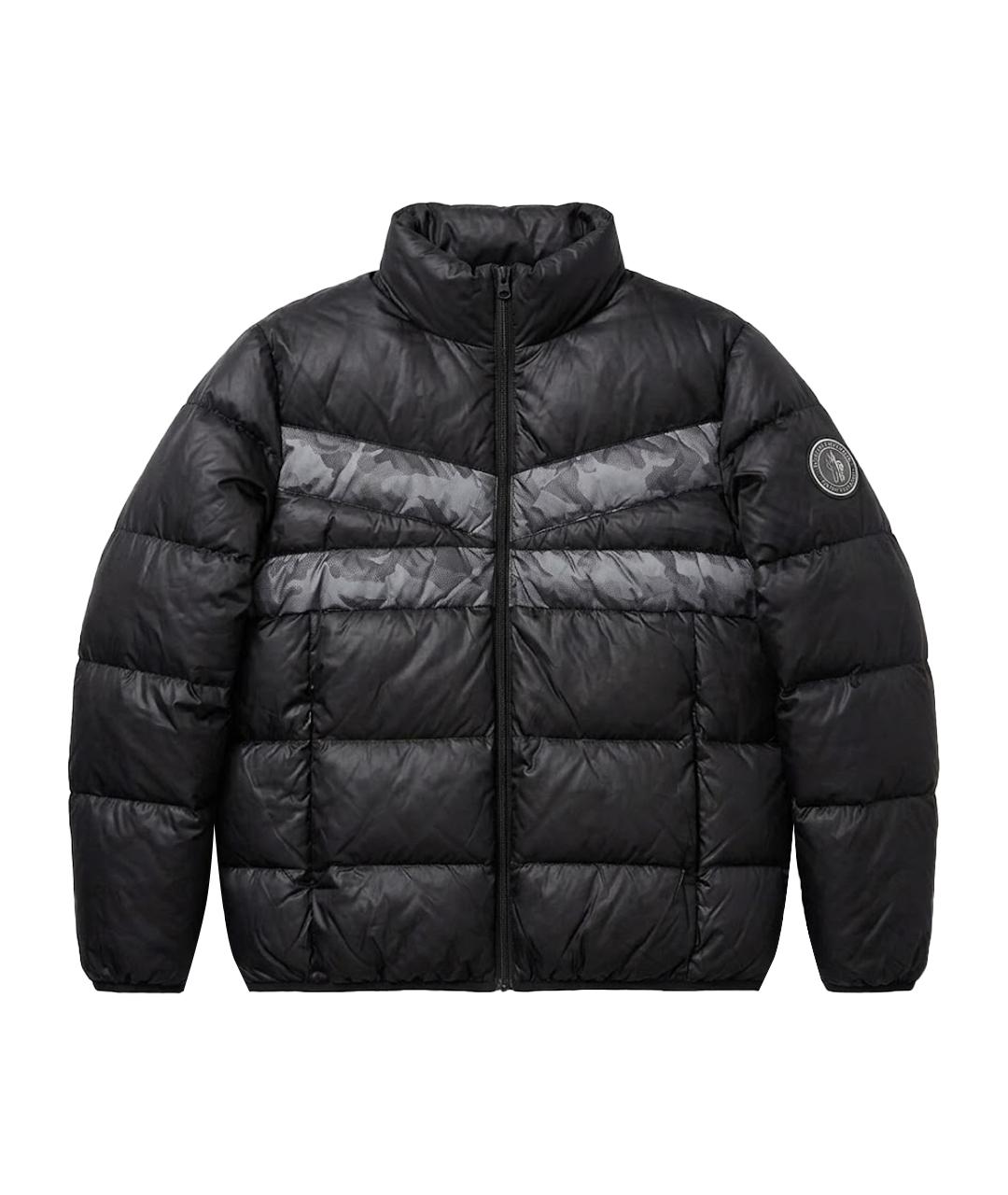 BIKKEMBERGS Черный пуховик, фото 1