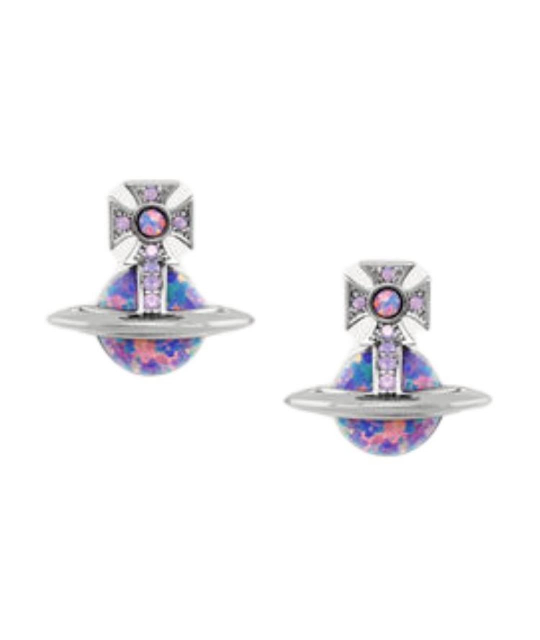 VIVIENNE WESTWOOD Фиолетовые серьги, фото 1