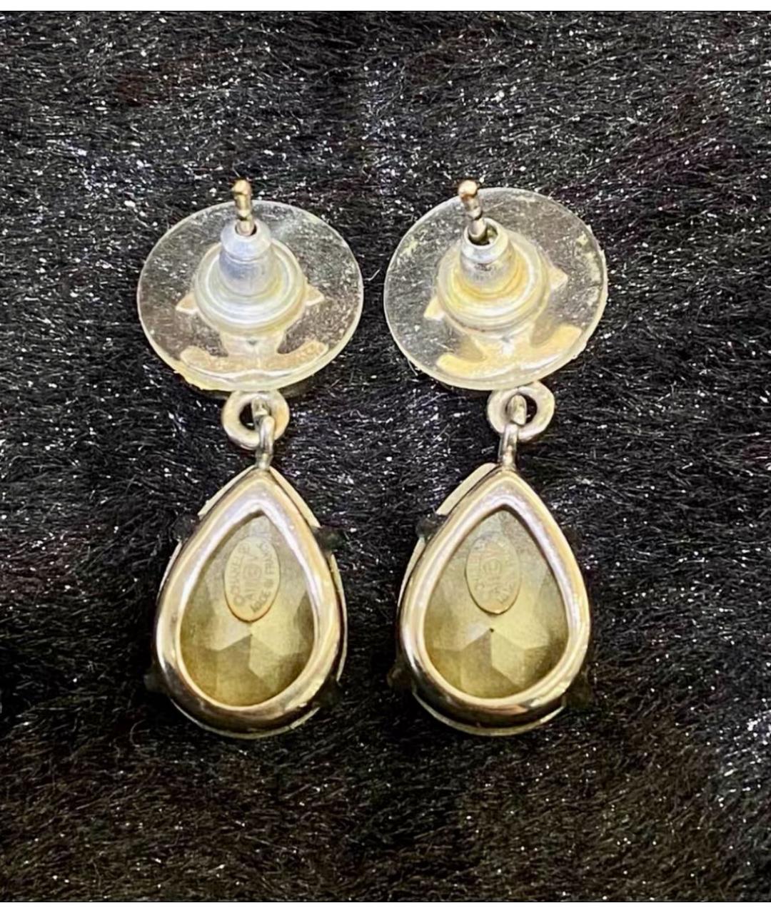 CHANEL Серебряные металлические серьги, фото 4