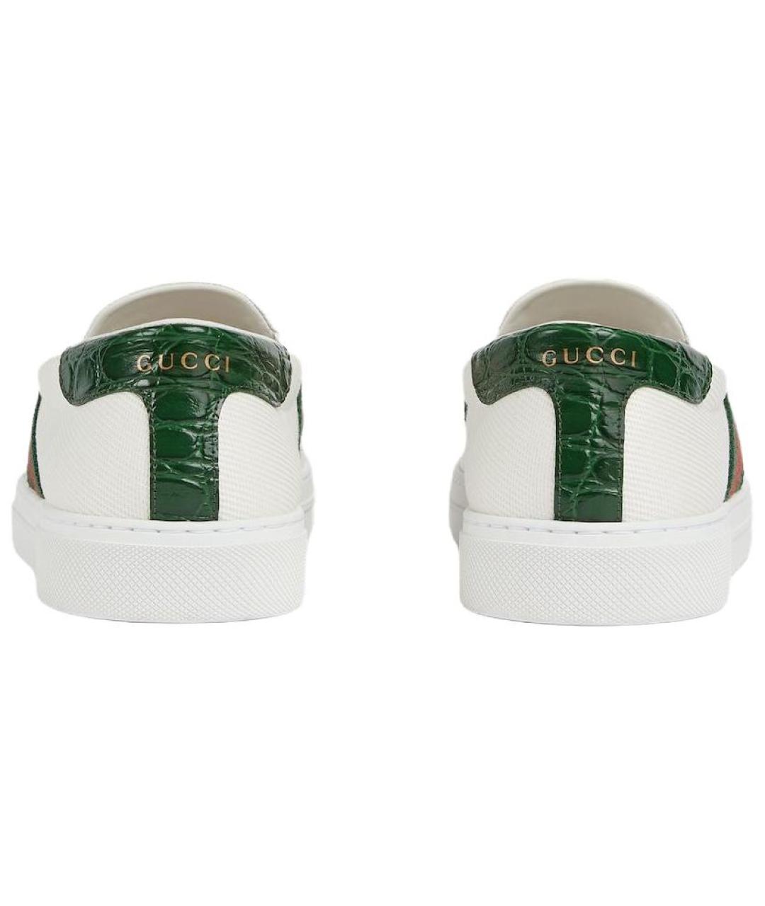 GUCCI Белые лоферы, фото 5