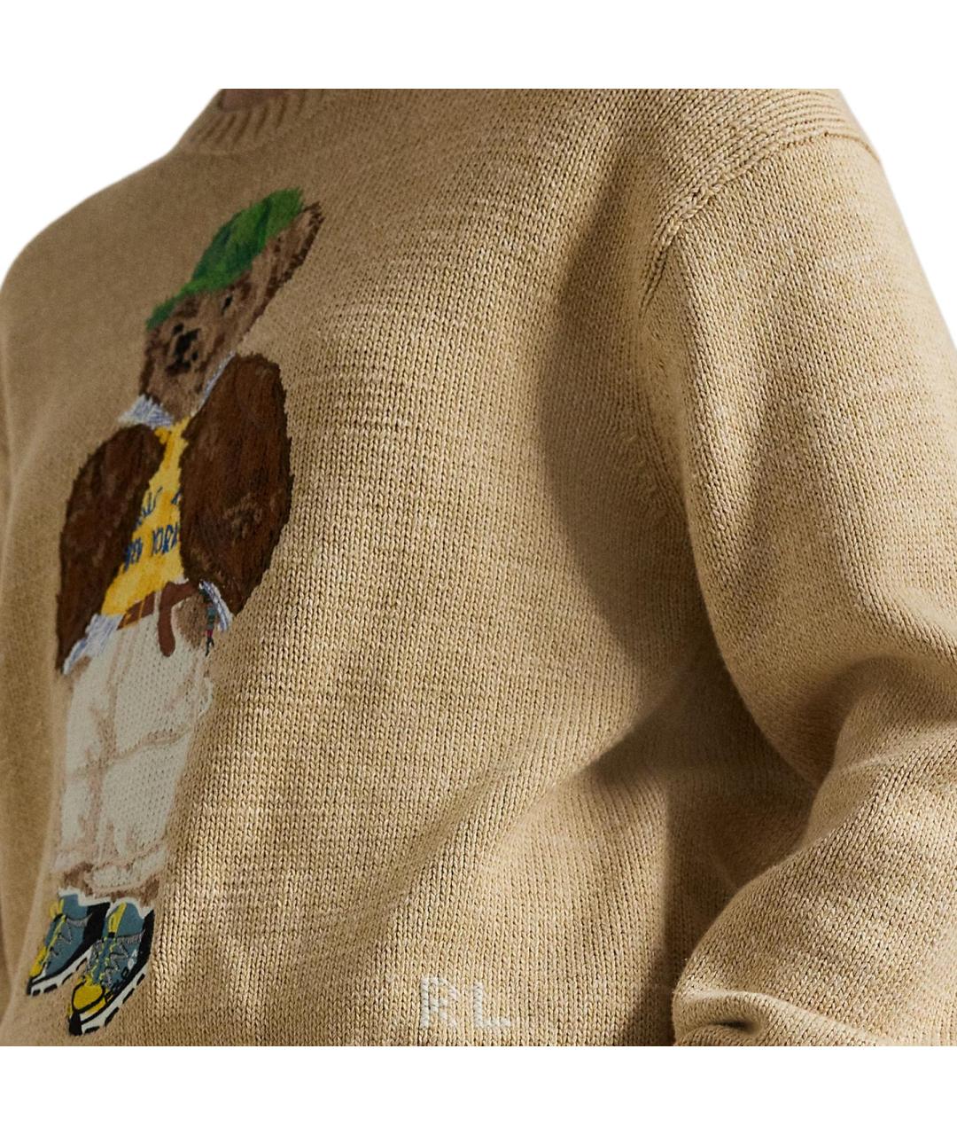 POLO RALPH LAUREN Коричневый джемпер / свитер, фото 5