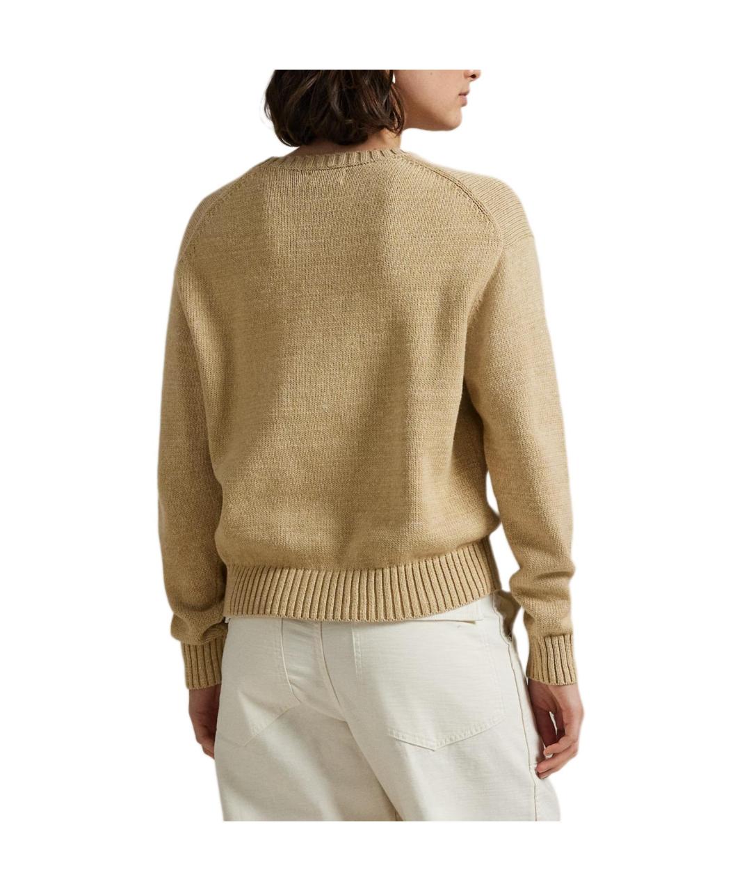 POLO RALPH LAUREN Коричневый джемпер / свитер, фото 4