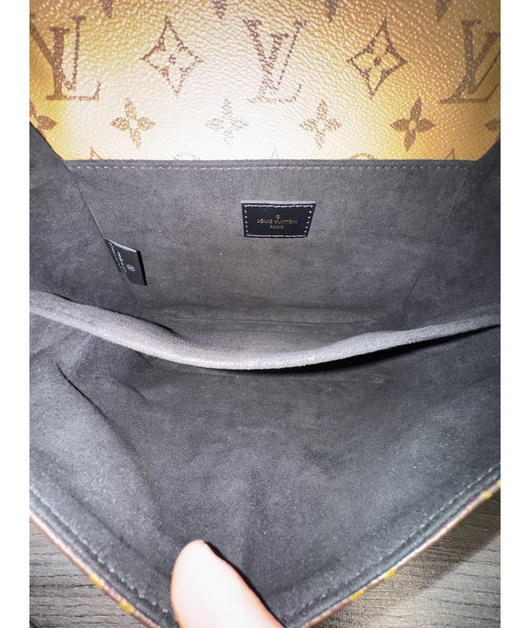 LOUIS VUITTON Коричневая сумка через плечо, фото 8