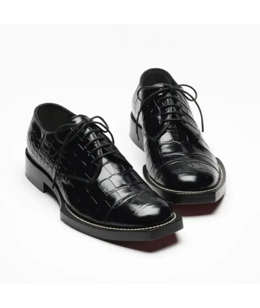 CHANEL Черные кожаные туфли, фото 2