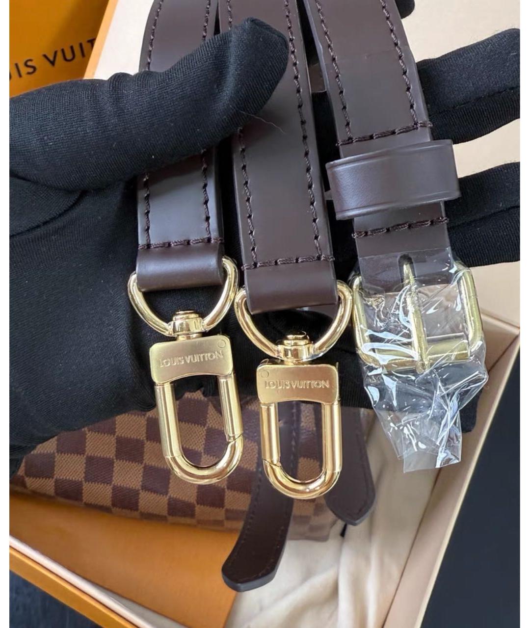 LOUIS VUITTON Коричневая сумка с короткими ручками, фото 6