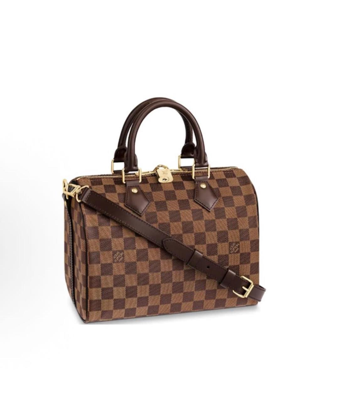 LOUIS VUITTON Коричневая сумка с короткими ручками, фото 9