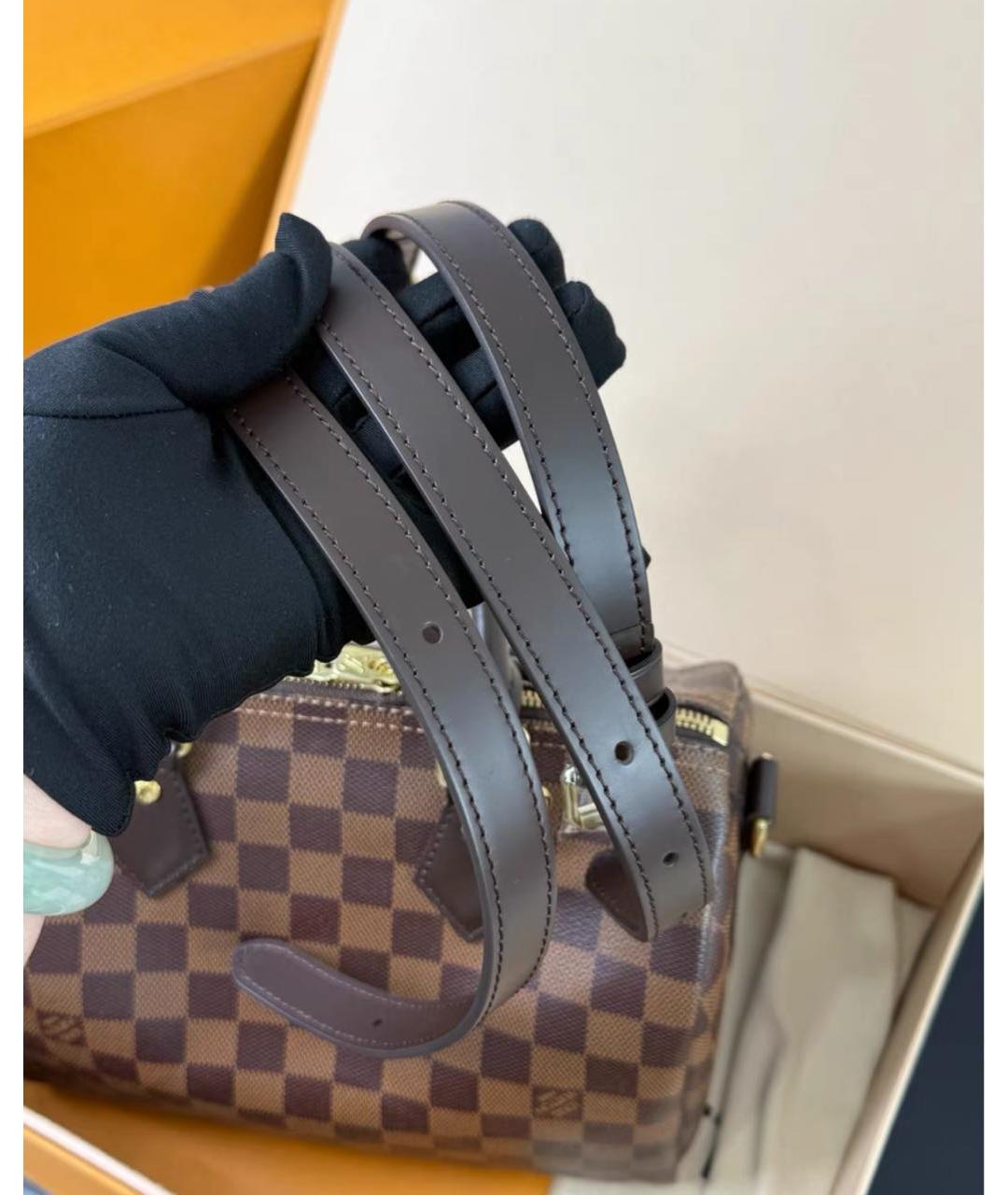 LOUIS VUITTON Коричневая сумка с короткими ручками, фото 7