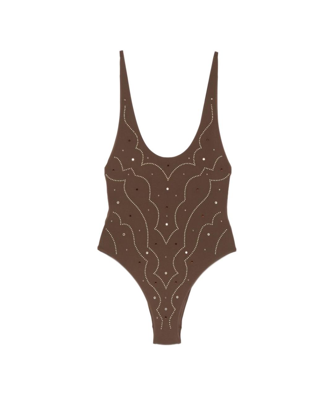 VENUJA Коричневый полиамидовый купальник, фото 1