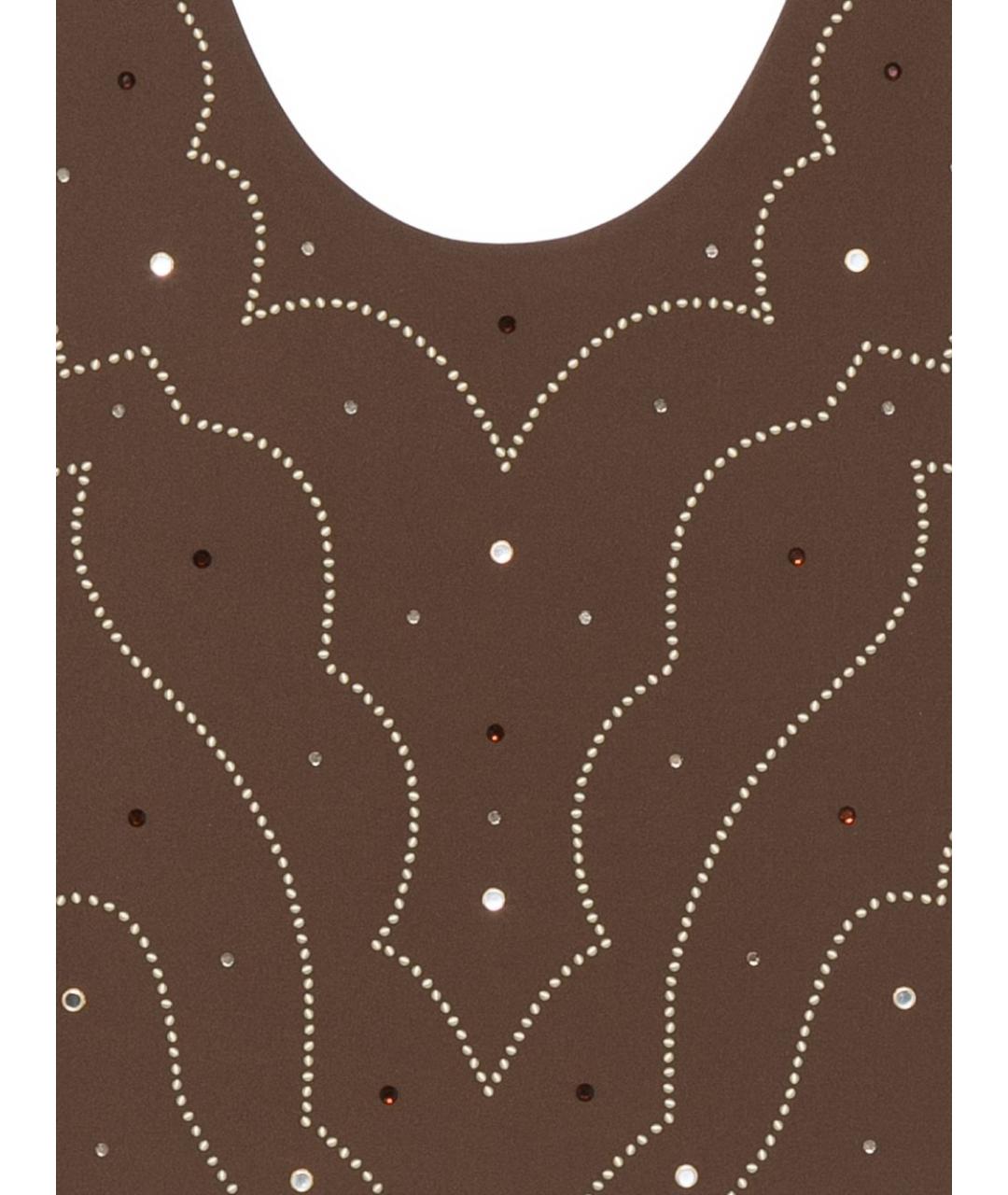 VENUJA Коричневый полиамидовый купальник, фото 2